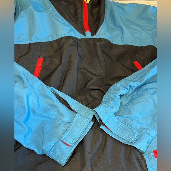 Vintage Sierra Anorak Hooded Windbreaker Outdoor Pullover Jacket Packable L - Picture 6 of 10